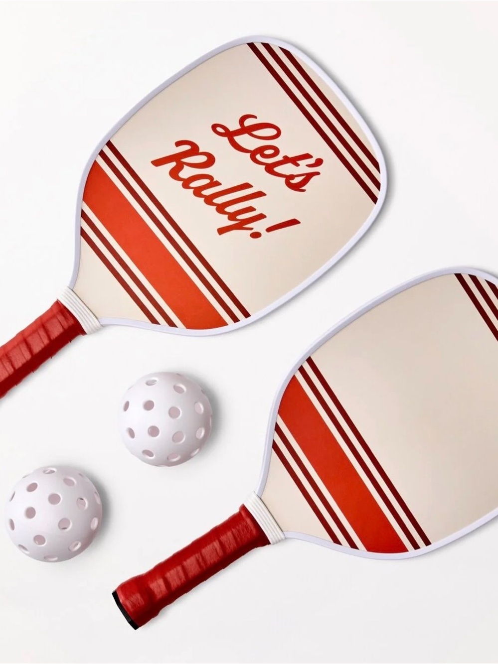 BNWT Retro Pickleball Paddle Set